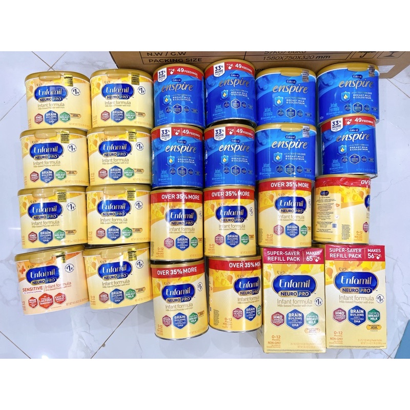 Sữa công thức Enfamil Neuro Pro đủ size
