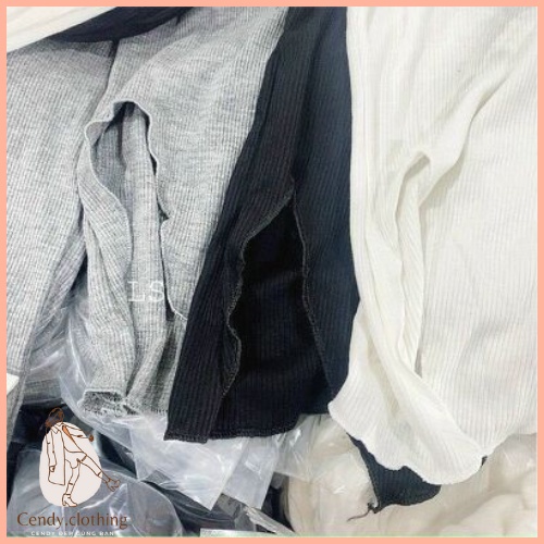 [Hàng Cao Cấp Loại 1 + Ảnh Thật] Áo Dài Tay Viền Sóng Tà Lệch  Cendy Clothing - CD111