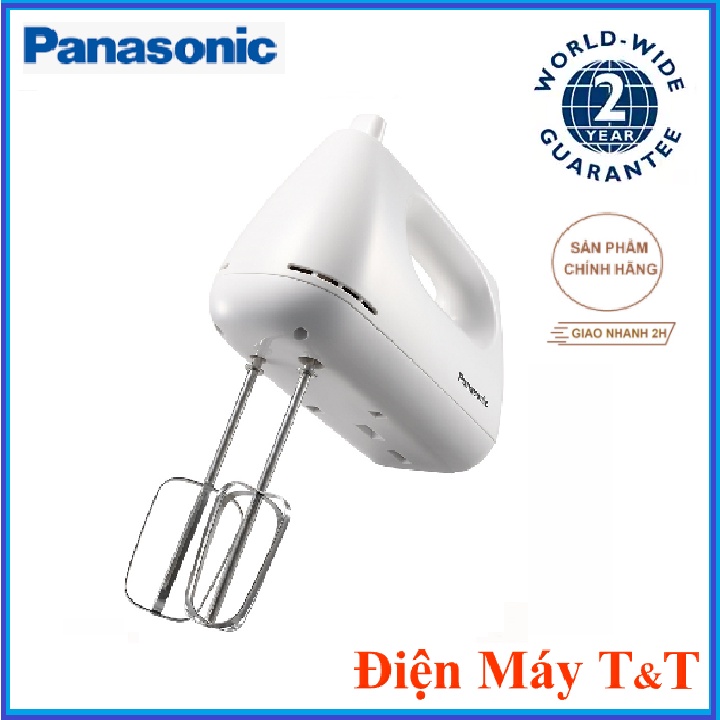 Máy đánh trứng cầm tay Panasonic MK-GH3WRA - Bảo hành chính hãng