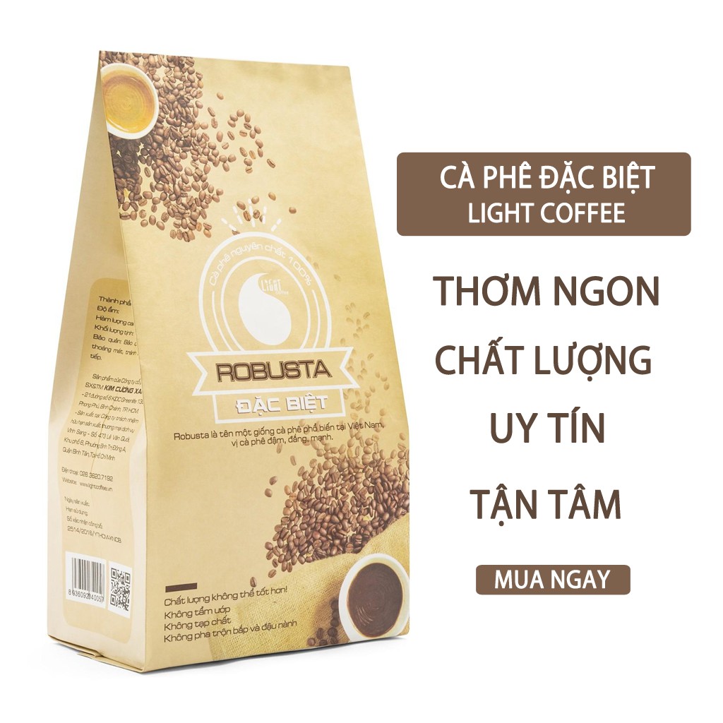 [Mã BMBAU50 giảm 7% đơn 99K] Cà phê bột nguyên chất Đặc Biệt 2Kg (4 gói) - Light Coffee