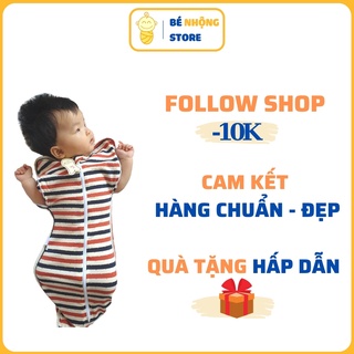 Nhộng Chũn Có Khoá Tay - Nhộng Ngủ Cho Bé - Quấn Ngủ Noonon Giúp Bé Không Giật Mình- Mã NCD01