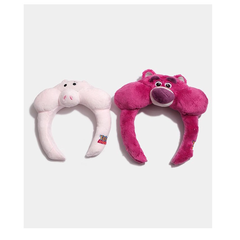 Kẹp Tóc Hình Gấu / Dâu Tây Bằng Lông Nhung Dễ Thương Xinh Xắn Cho Nữ