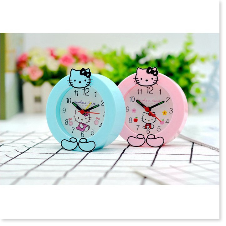 Đồng hồ để bàn SALE ️ Đồng hồ để bàn Hello Kitty giúp bạn đo thời gian, hẹn giờ  và trang trí căn phòng 5444