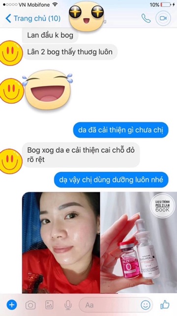 Vi tảo kép-Peeling Dou Peel thay da sinh học chuẩn Spa Hàn [ Tách Lẻ 1 Ống ] 6ml