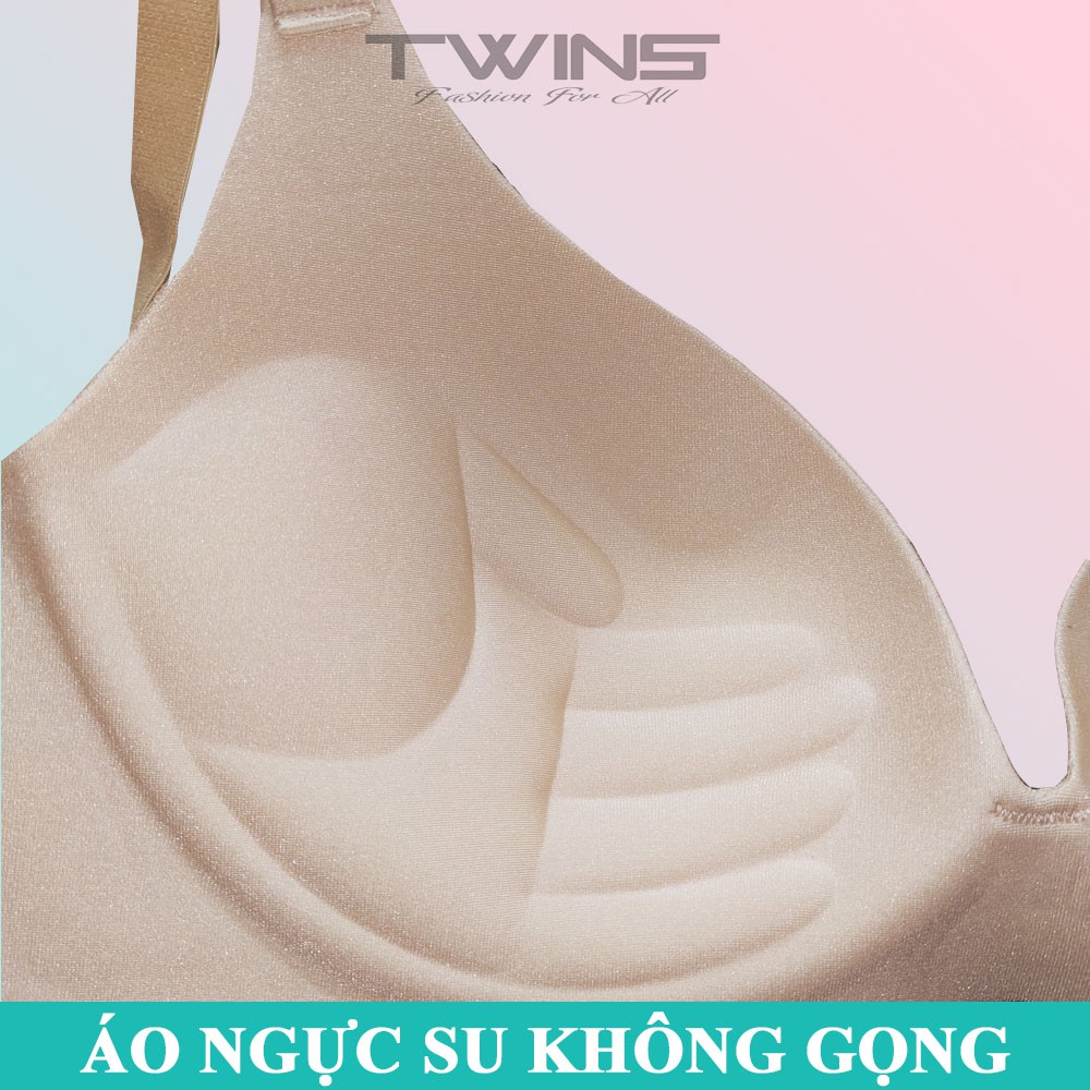 Áo ngực không gọng nữ nâng ngực chất liệu su bàn tay mút vừa cúp xéo thoải mái mềm mịn size 34, 36, 38