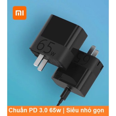 [Mã SKAMA07 giảm 8% đơn 250k]Cốc sạc PD USB-C 65W ( Đen ) ZMI HA712 / Bảo hành 1 tháng