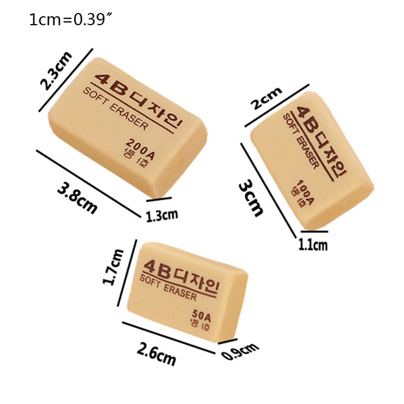 Set 30 Cục Tẩy 50A 100A 200A 4B Dành Cho Học Sinh Vẽ Phác Thảo