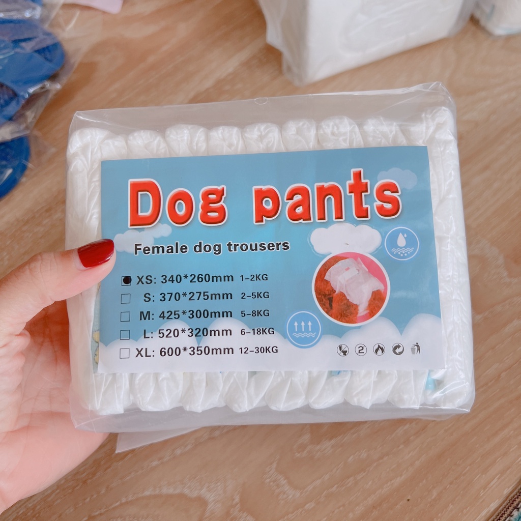 Bỉm chó mèo cái Pet Soft/ Diapers 12 miếng/bịch