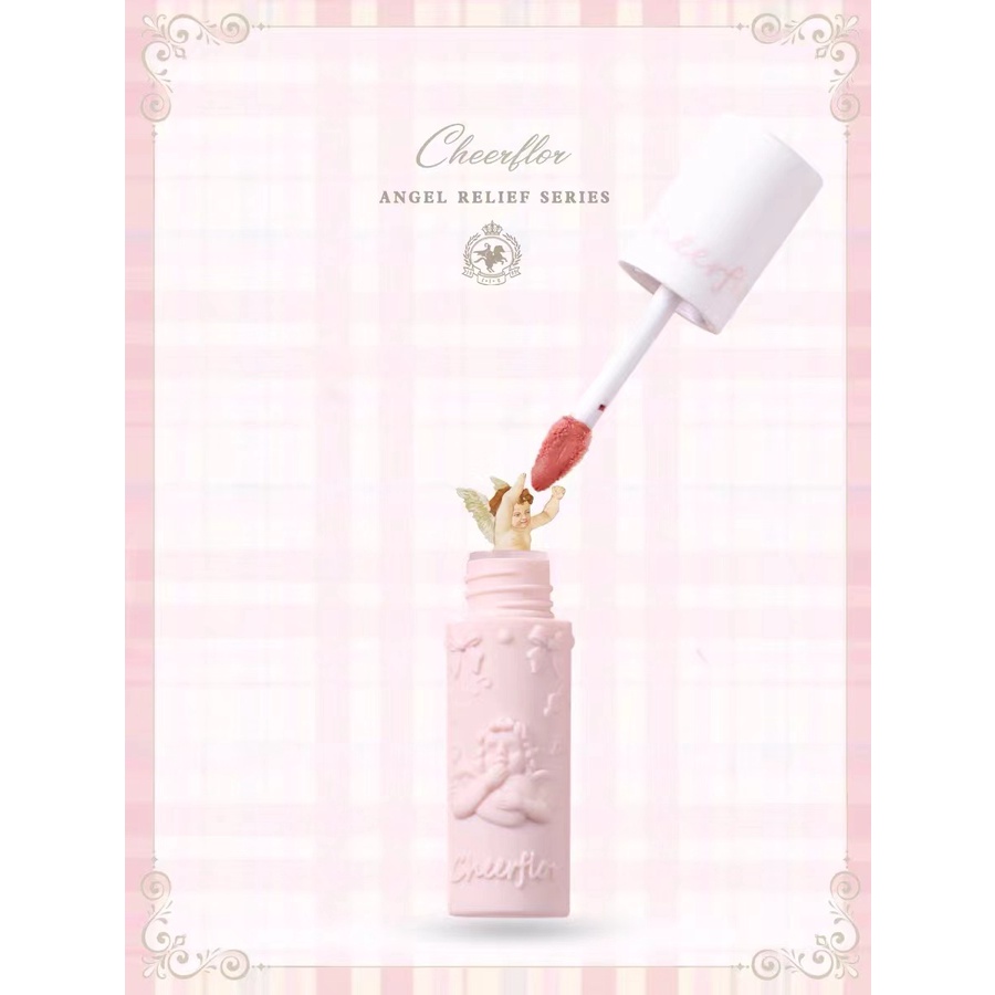 Son Kem Lì Dập Nổi Họa Tiết Thiên Thần cheerflor Cho Học Sinh