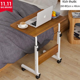 [HOT] Bàn thông minh làm việc tại nhà có bánh xe di chuyển (có chốt cố định)(có điều chỉnh chiều cao)