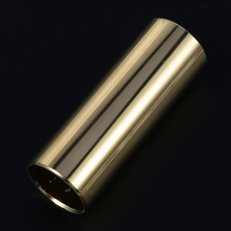 1pc Guitar Slide Golden Stainless Steel Finger Knuck
