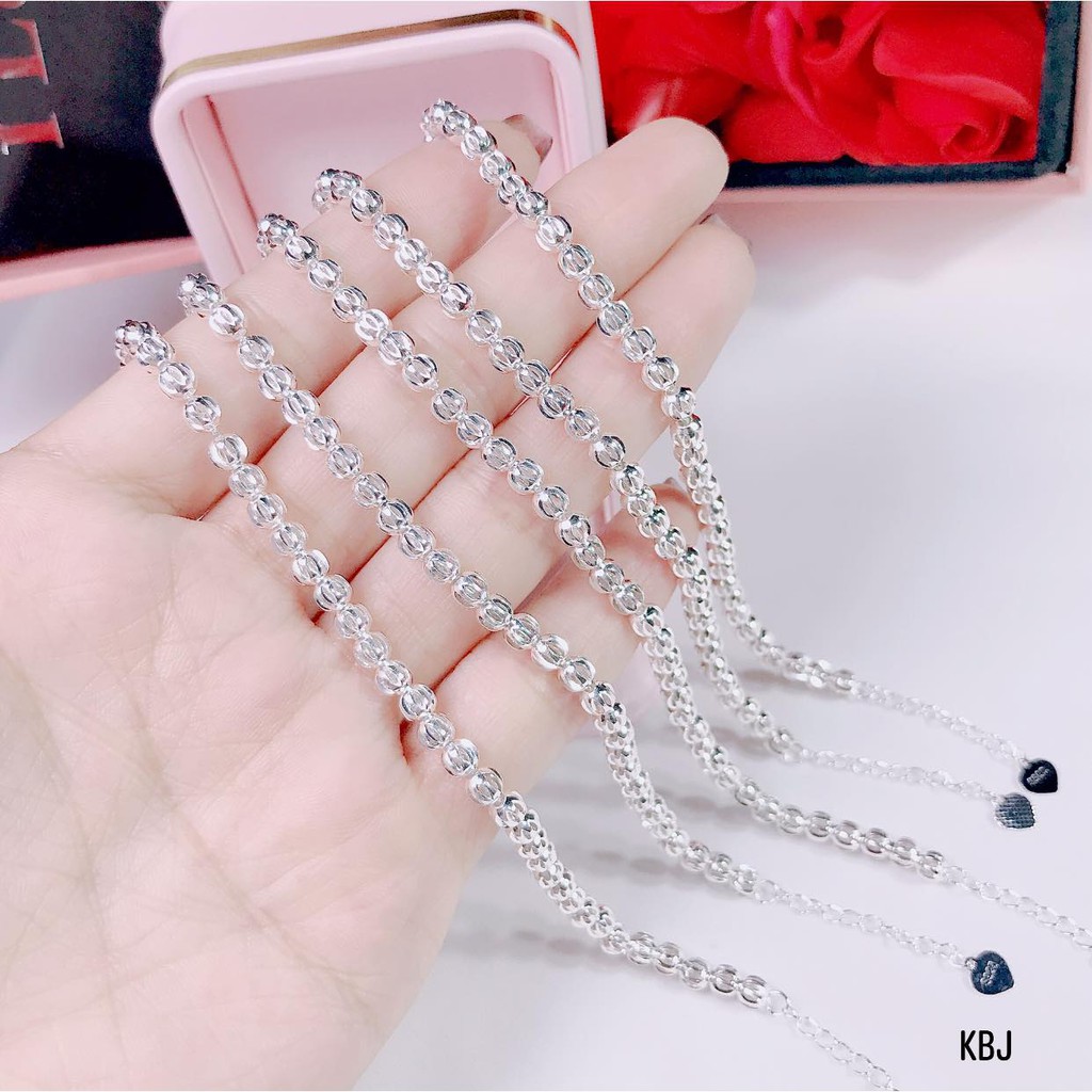 LẮC TAY BI BẠC CHO NỮ
