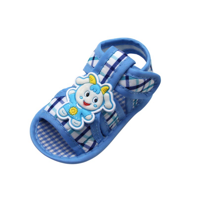 Xăng đan Đế Mềm Hình Động Vật Hoạt Hình Thời Trang Mùa Hè Cho Bé Tập Đi