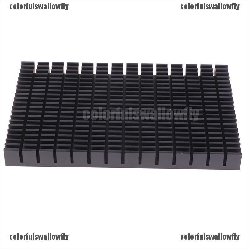 Tấm tản nhiệt bằng nhôm màu đen 150x93 x 15mm chất lượng cao