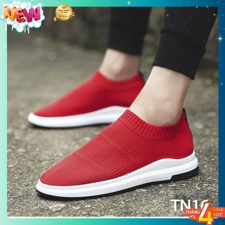 Giày Sneaker Thể Thao Đế Êm Chất Vải Cao Cấp [Màu Đỏ - TN16]
