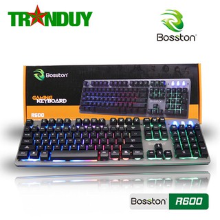 K055 bàn phím giả cơ bosston r600 đèn led