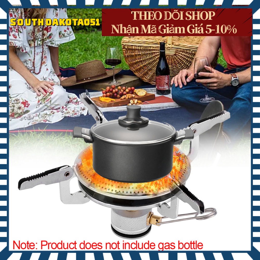 Bếp gas mini di động thích hợp khi đi cắm trại