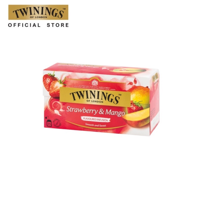 Trà Thảo Mộc Twinings Of London Strawberry & Mango - Trà Thảo Mộc Dâu Xoài