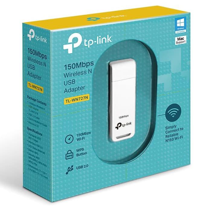 Mới Bộ Chuyển Đổi Usb Không Dây Tp-Link Tl-Wn727N - 150mbps