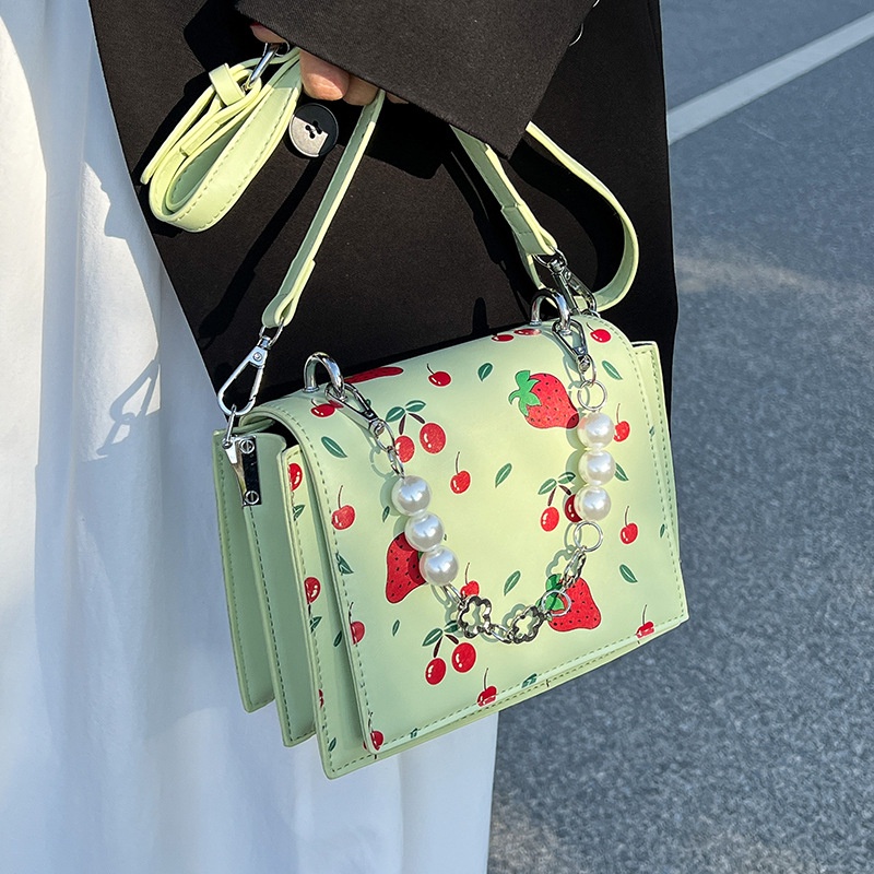 Túi Đeo Chéo Dáng Vuông Nhỏ In Họa Tiết Thời Trang Cao Cấp Cho Nữ