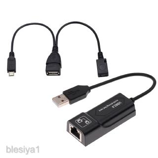 Premium Ethernet Adapter and USB Cable for Fire Stick 2 & Fire TV 3