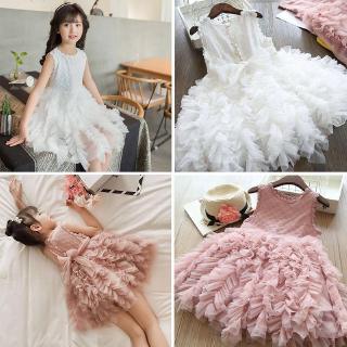 Đầm công chúa không tay thời trang cho bé gái 2-7 tuổi dự tiệc / vũ hội / tiệc cưới / sinh nhật