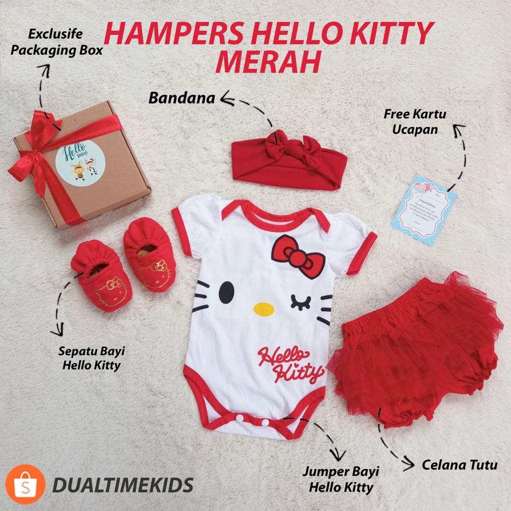 Bộ Quà Tặng Hello Kitty Cho Bé Gái