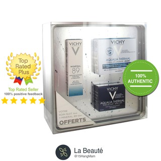 Set Vichy Aqualia Thermal Créme Réhydratante - Set Kem Dưỡng Da Ban Ngày