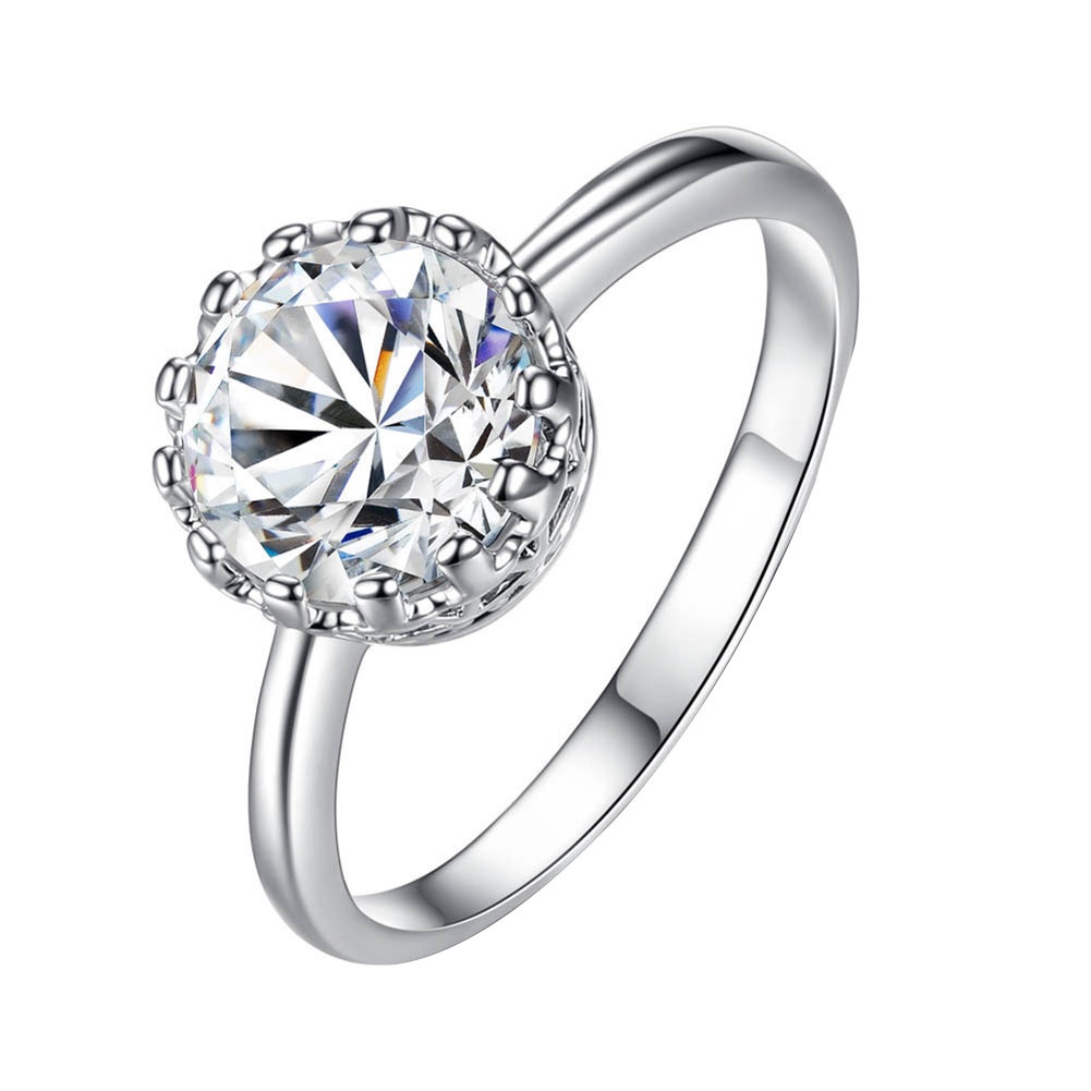 Nhẫn kim cương kiểu dáng sang trọng cho nữ