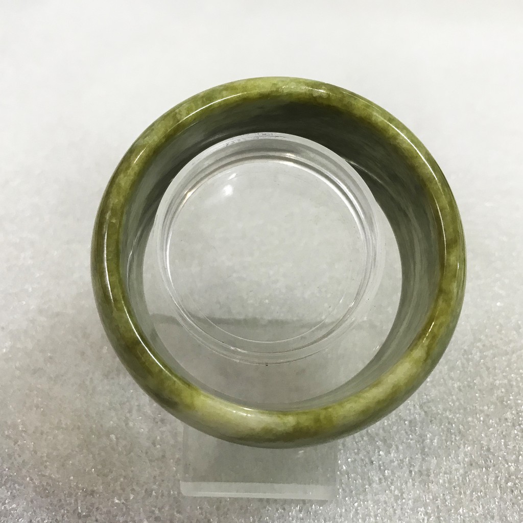 Vòng tay đá tự nhiên bản cao màu cốm nhiều size