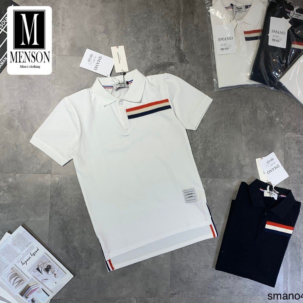 ⭐️SIÊU PHẨM⭐️Áo Phông Nam Cổ Bẻ Viền Túi Hàng Hiệu Cao Cấp- Áo Thun Nam chất mát mùa hè MENSON M6219 | BigBuy360 - bigbuy360.vn