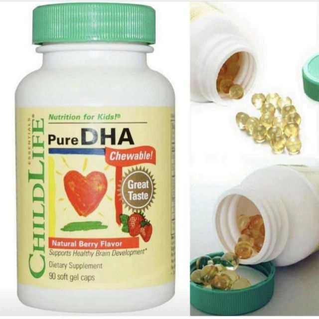 DHA Childlife tinh khiết 90 viên cho bé