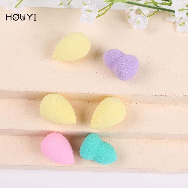 Set 4/12 Mút Trang Điểm Hình Trứng / Trứng / Bông Phấn Mềm Mại Tiện Dụng