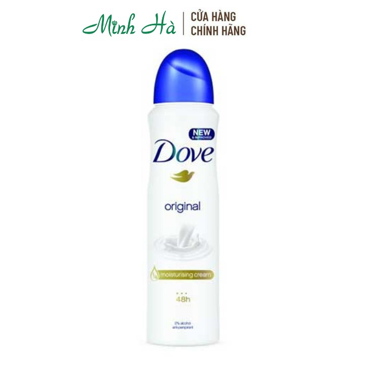 Xịt khử mùi Dove Original Moisturising Cream 48h