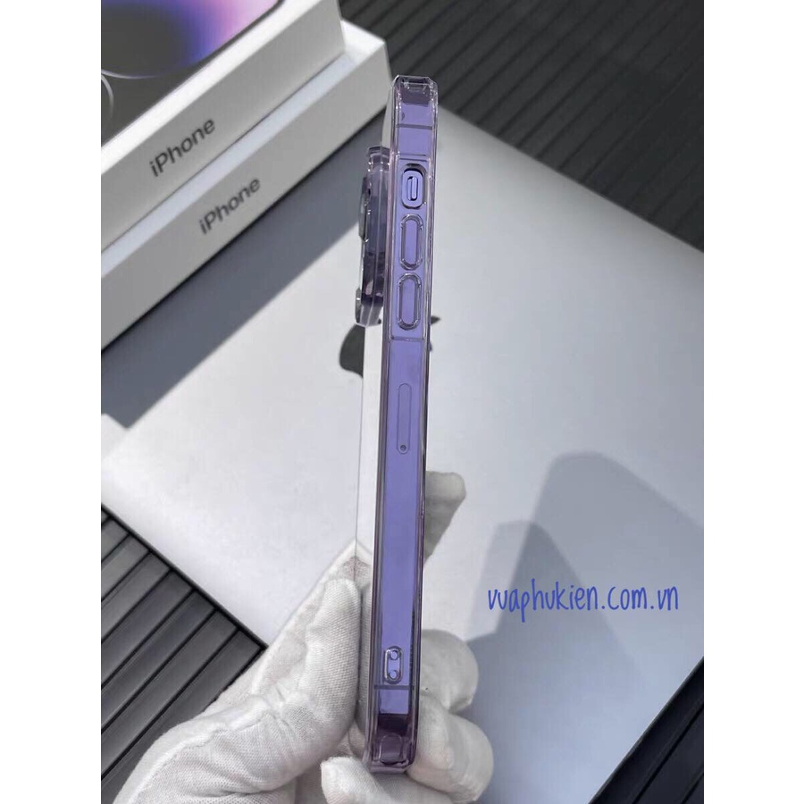 Ốp lưng chống sốc lưng trong viền màu chính hãng Likgus cho iPhone 14, 14 Plus, 14 Pro, 14 Pro Max