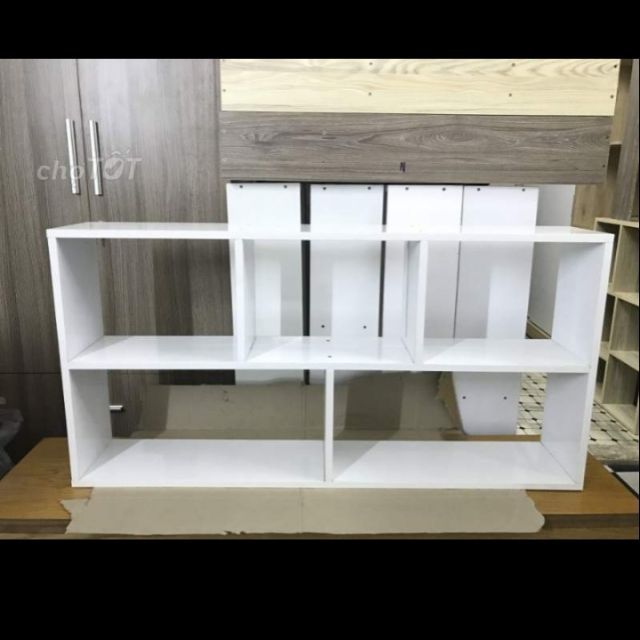 Giá sách gỗ treo tường 80x55x15