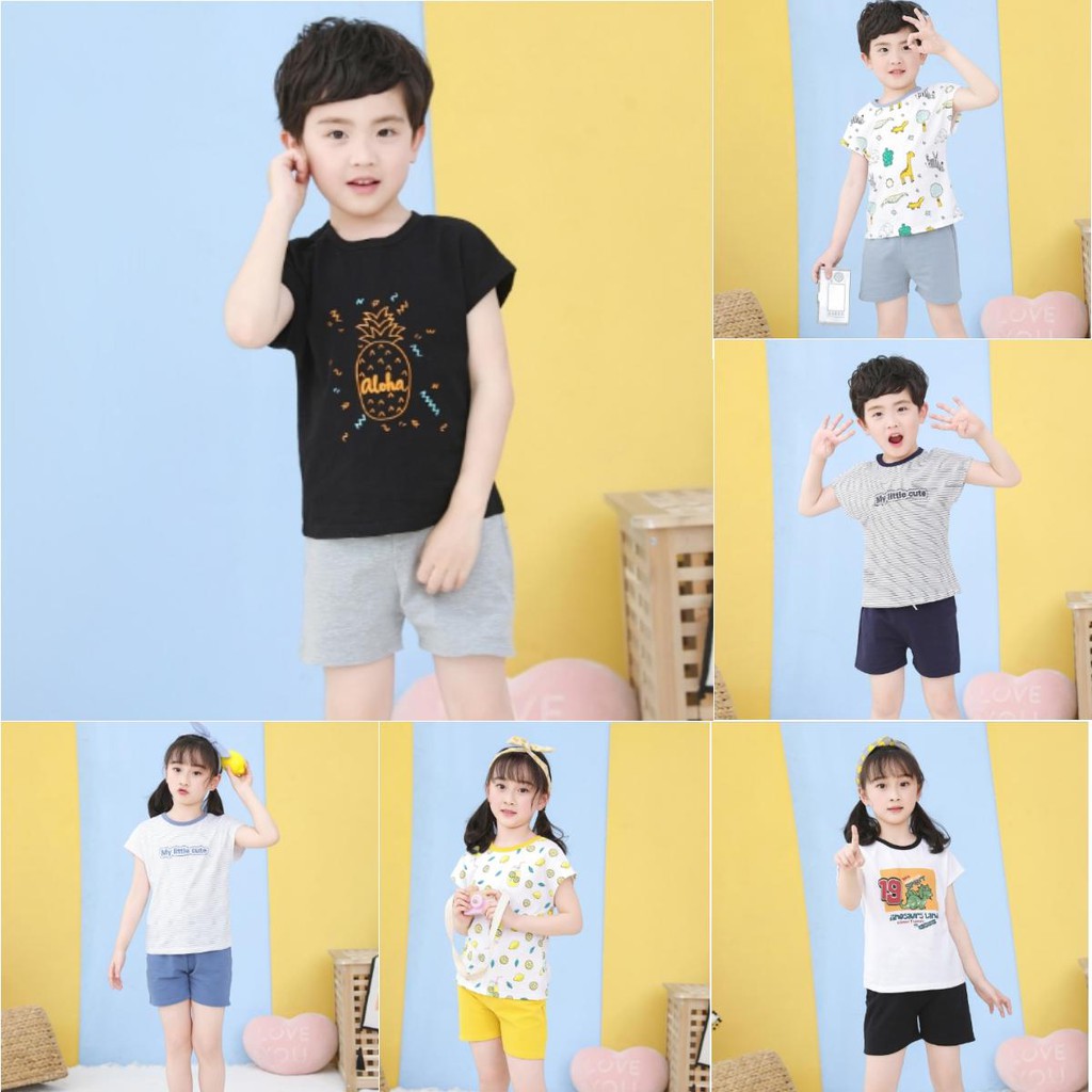 🆘[ĐỒNG GIÁ+ FREE SHIP]🆘 Quần áo thun trẻ em hàng Quảng Châu nhiều mẫu 2 size(110- 120cm)