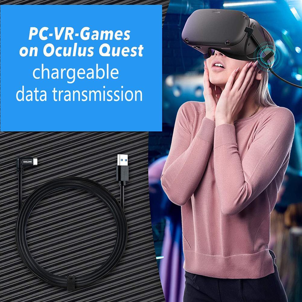 Dây Cáp Chất Lượng Cao Cho Oculus Quest Vr Link Cable Usb3.2 5 Gen1 Type A-c Amply M Y7v7