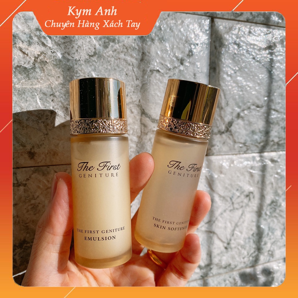 Nước hoa hồng và sữa dưỡng Ohui The First Skin Softener 20ml mini - Cấp ẩm, tái sinh trẻ hóa da