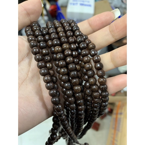 Vòng tay 108 hạt phong thuỷ tinh tế sang trọng CÓ HỘP