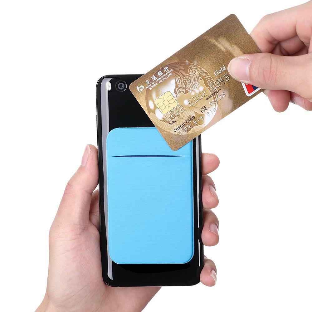 Ốp Điện Thoại Lycra Co Giãn Có Ngăn Đựng Thẻ