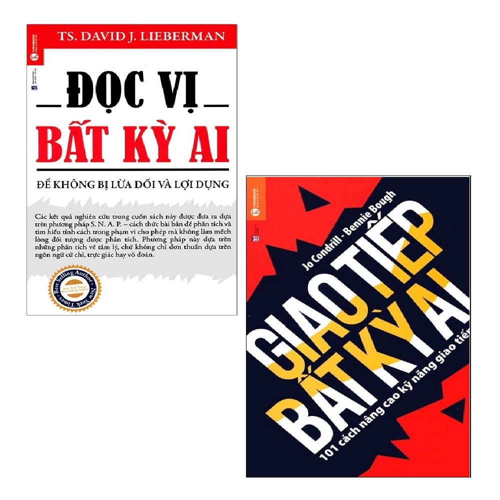 Sách Thái Hà - Combo: Đọc Vị Bất Kỳ Ai + Giao Tiếp Bất Kỳ Ai