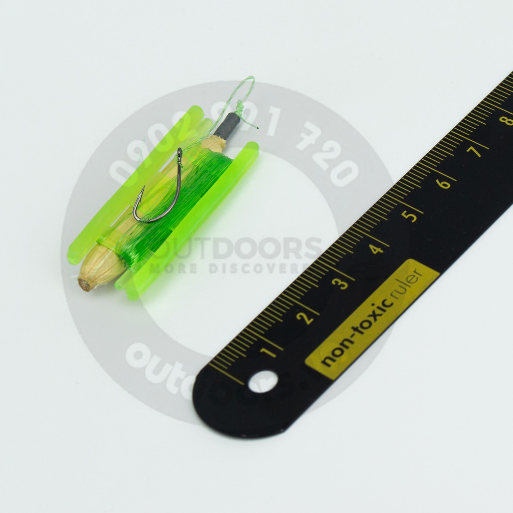Combo 5 Phao bắp tóm sẵn 4.5cm (có lưỡi, chì)