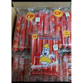 ( DATE MỚI ) Xúc Xích tiệt trùng heo CP 200g (5 cây x 40g)