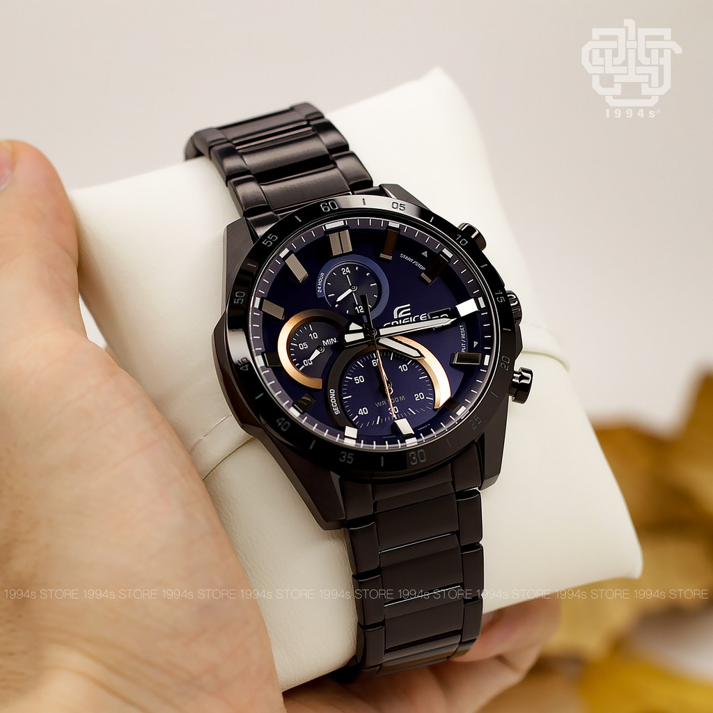 Đồng hồ nam Casio Edifice EFR-571 / EFR-571DC-2A dây thép không gỉ chính hãng