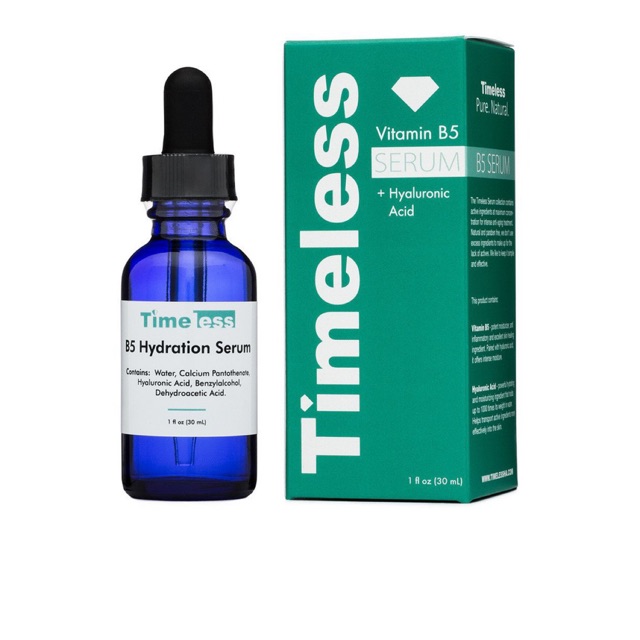 Serum dưỡng ẩm, phục hồi da Timeless B5 30ml