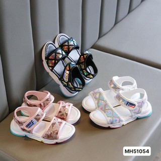Mh51054 sandal kim sa bé gái