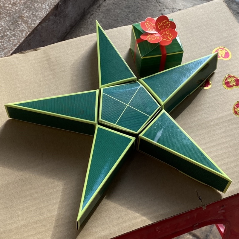 Combo 105c Hộp Đựng Bánh Phu Thê Trái Tim