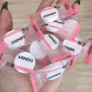 Mặt nạ dưỡng ẩm da miniso nhật bản giấy nén