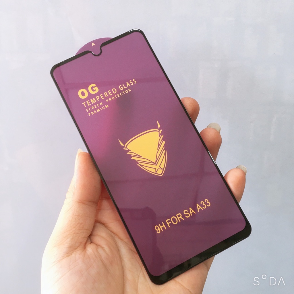 Kính cường lực Samsung A33 5g full màn hình OG cao cấp, hàng chuẫn, đẹp